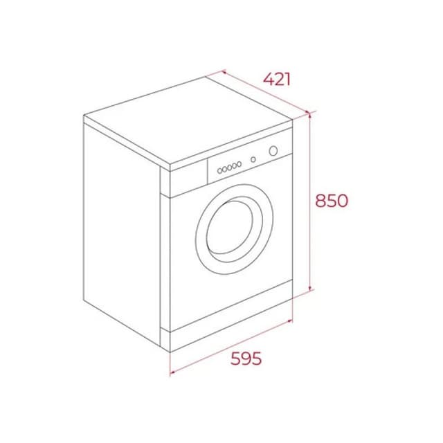 Detalle 2 de Teka WMK 40740 lavadora 7 kg 1200 rpm