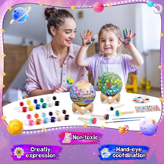 Detalle 2 de Pourbibi Mondlampe Space Kit 13 cm 🌙