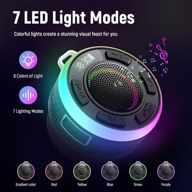 Detalle 2 de Bluetooth Shower Speaker 10H battery, IPX7