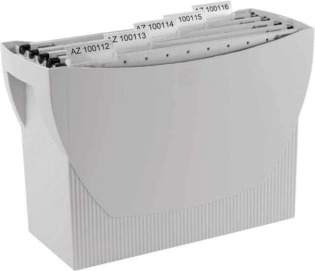 Detalle de HAN 1900-11 Hängemappenbox Swing in Lichtgrau für hängende Akten (20 Ordner)