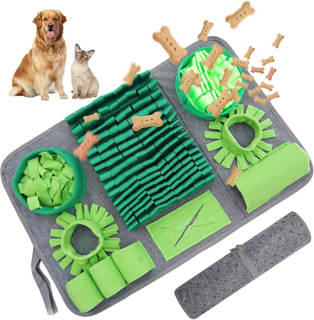 Detalle de HDOELGP Schnüffelteppich 44 x 66 cm für Hunde