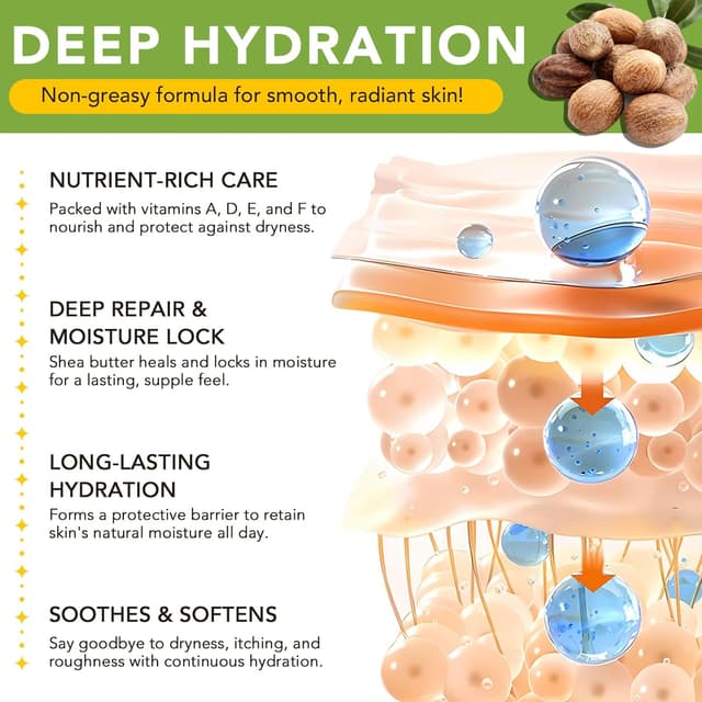 Detalle de Sheabutter Unraffiniert & Roh 220g 100% Reine Bio Kosmetik