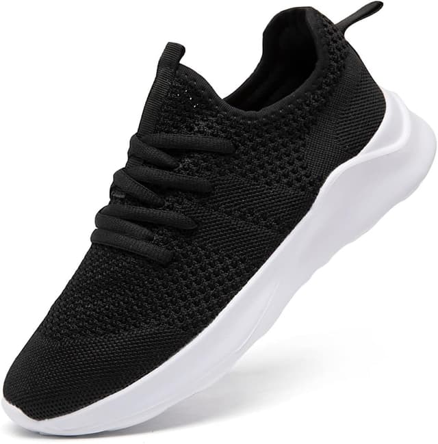 Detalle de LANGFEUU Damen Turnschuhe Sneaker – leichte, atmungsaktive Sneaker für Gehen, Joggen und Outdoor