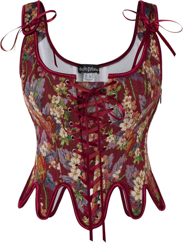 Imagen de Scarlet Darkness Corset Renaissance Ă lacets đș en OfertitasTOP