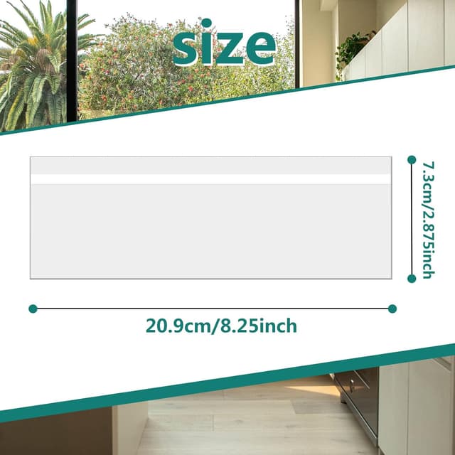 Detalle de GeeRic Lot de 50 autocollants transparents pour pièges à mouches de fenêtre