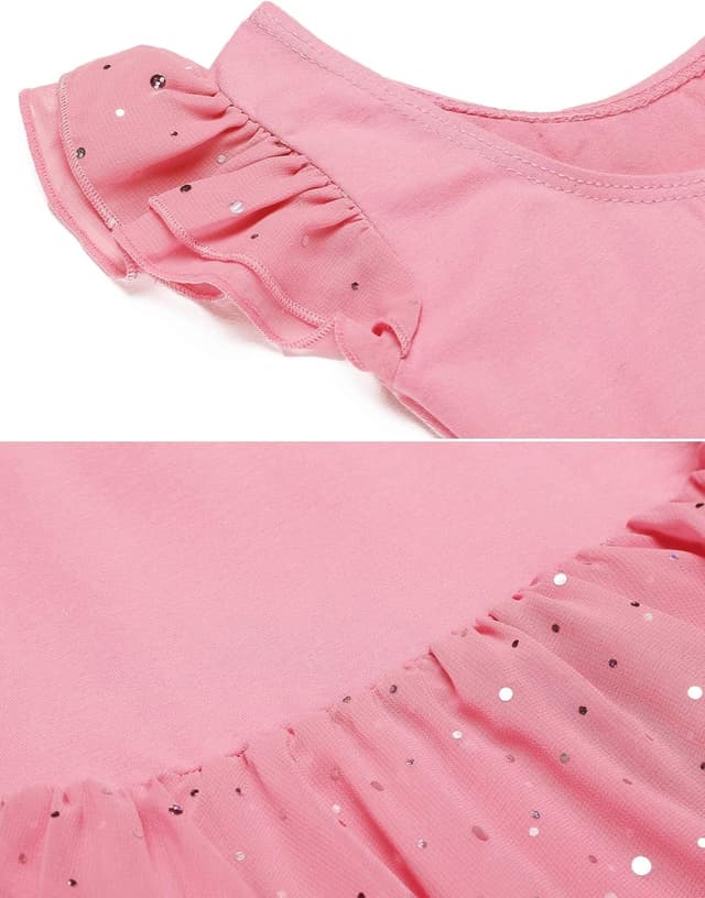 Thumbnail 6 de Trudge Vestito da balletto in cotone con maniche corte e gonna tutu per bambine