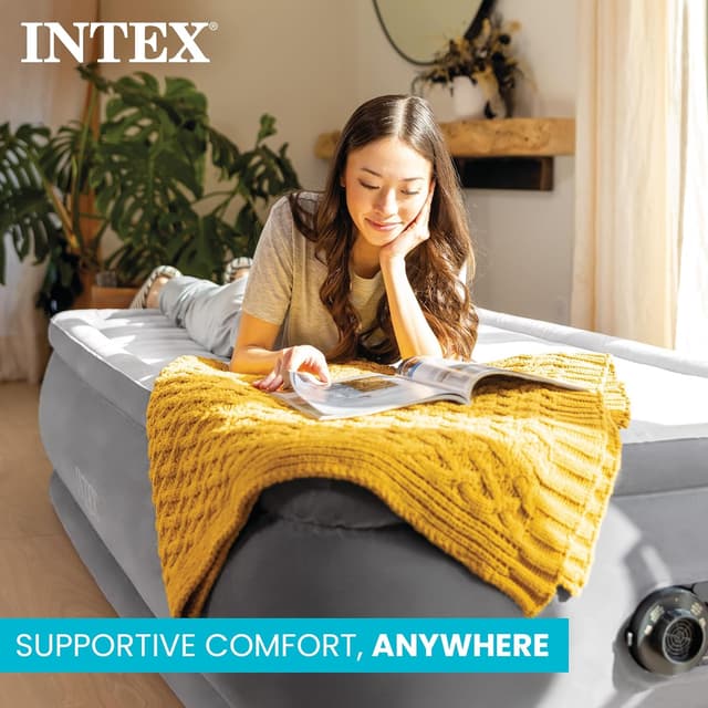 Detalle de Intex Twin Air Mattress, 18in height