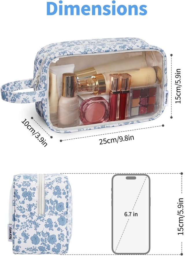Thumbnail 3 de Narwey Clear Travel Toiletries Bag