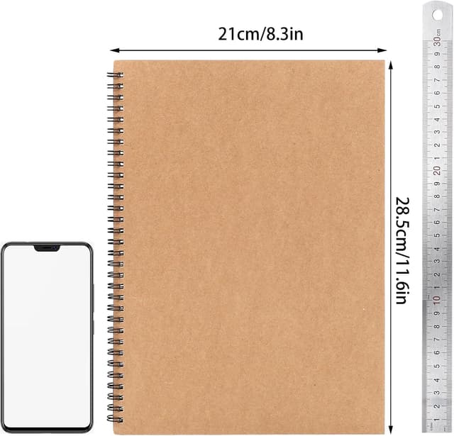 Detalle 2 de Yafe 5-Pack A4 Spiral Notebook