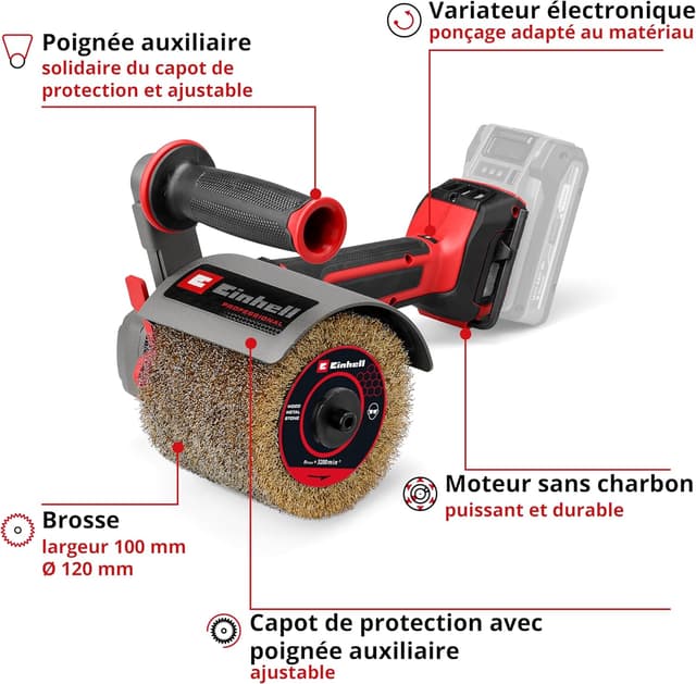Thumbnail 2 de Einhell Professional TP-BR 18/32 Li rénovateur extérieur 18 V ⛏