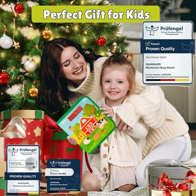 Thumbnail 6 de Quanquer Busy Book Farm 8,86×8,86 pollici 18 attività