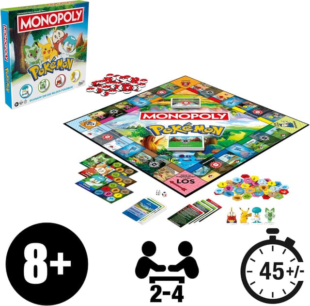 Detalle 2 de Monopoly Pokémon Edition Brettspiel Deutsch
