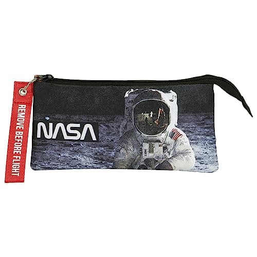 Detalle 2 de NASA Astronaut-Portatodo Triple FAN 2.0 🖤 - Negro, 23 x 11 cm