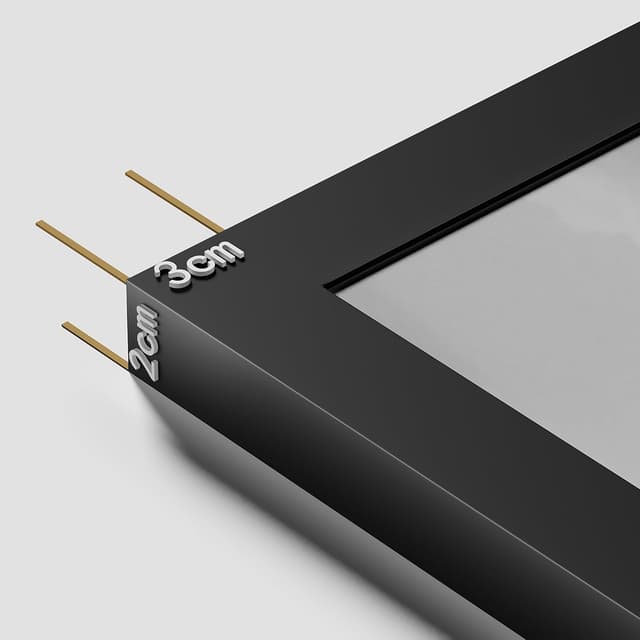 Thumbnail 6 de Tinkeps 4 Pack A1 Black Picture Frame (Engineered Wood & Plexiglass), Wall Mountable for A2 Prints