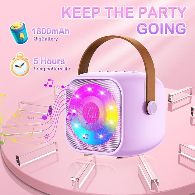 Thumbnail 4 de MicQutr Karaoke 2 Micrófonos 5-8 horas