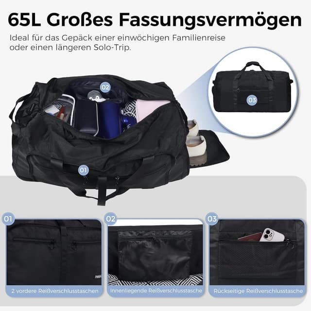 Thumbnail 4 de Fmeida Reisetasche Groß 65L