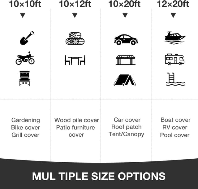 Thumbnail 5 de Pattiumo Tarp 10x20 Heavy Duty