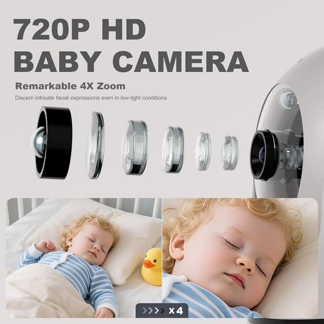 Detalle 2 de Kidsneed Baby Monitor 5 inch 720P