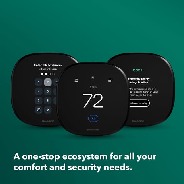 Detalle de ecobee Smart Thermostat Enhanced wifi 90%