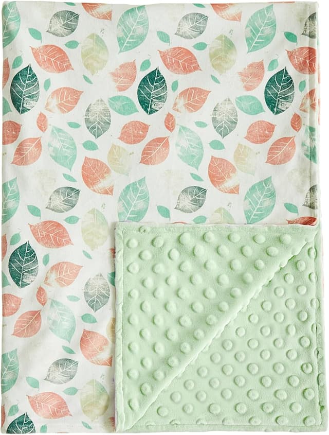 Detalle de JHCHMX Leaf baby blanket 75x100cm