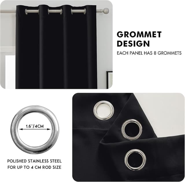 Thumbnail 5 de Ystyle Rideau occultant 140x240 Lot de 2