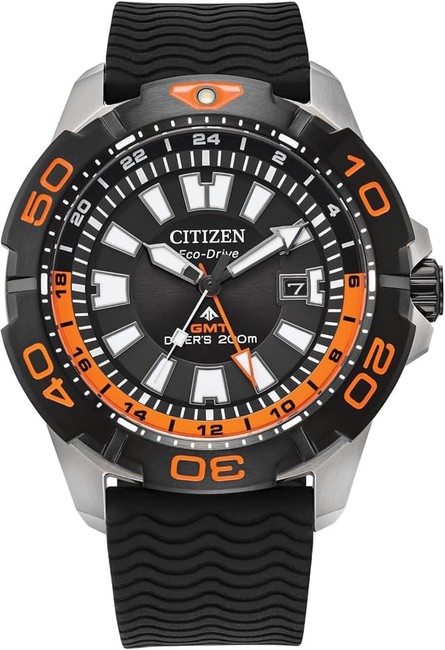Thumbnail 6 de Citizen Men’s Eco-Drive Promaster Sea Eco Dive BJ7128-08E Watch with Dual Time & Date