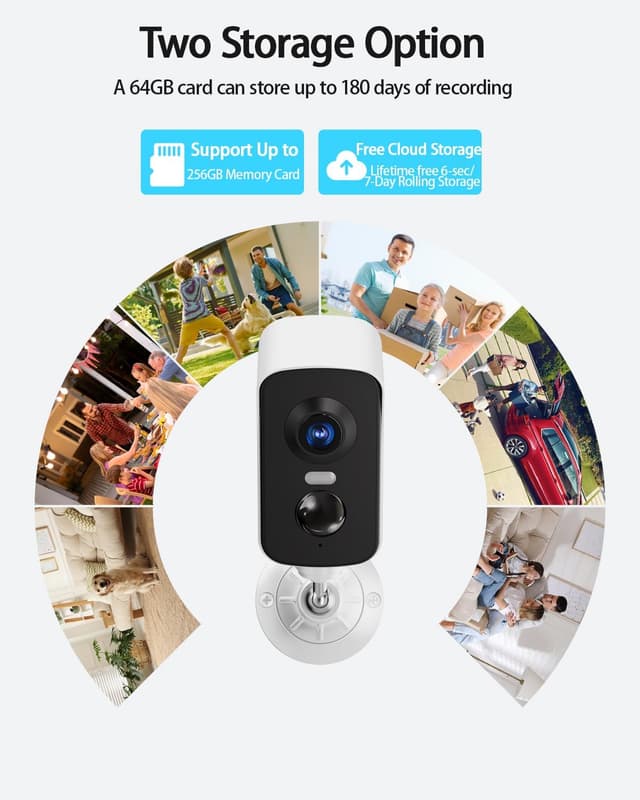 Thumbnail 4 de fanxiang Magnetic 2K Outdoor Security Camera