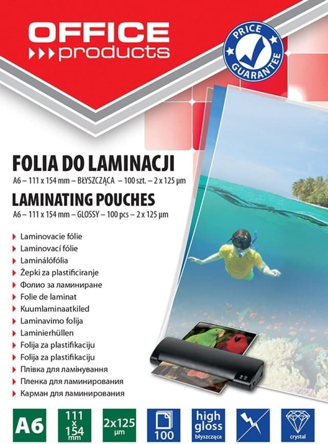 Thumbnail 6 de OFFICE PRODUCTS 20325225-90 Laminierfolie A5 100 µm