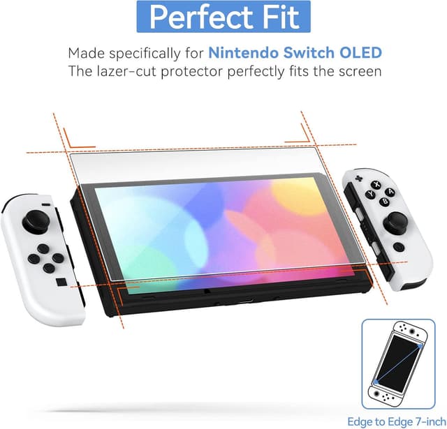 Thumbnail 5 de ivoler Matt Schutzfolie Nintendo Switch OLED