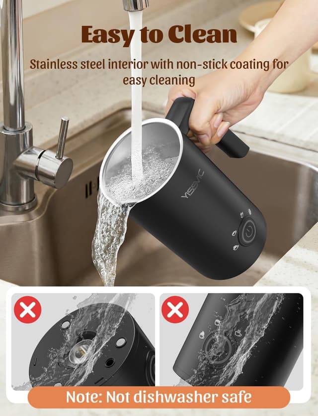 Thumbnail 6 de YISSVIC Espumador de Leche 4 en 1 500W