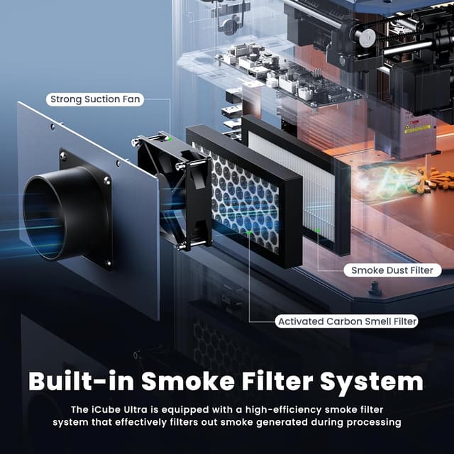 Thumbnail 6 de SCULPFUN iCube Ultra 12W incisore laser portatile per hobbisti