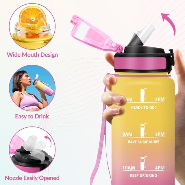 Thumbnail 3 de Mulbijeo Gourde 1L avec paille