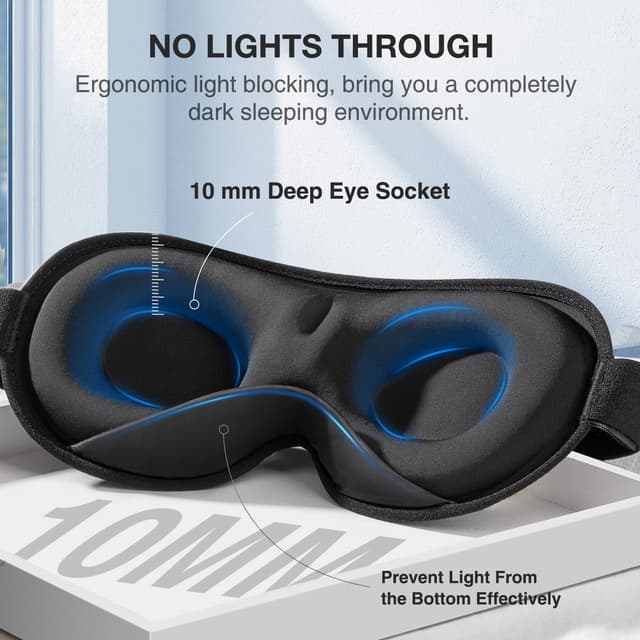 Detalle 2 de Umisleep 3D Weighted Sleep Mask 120g