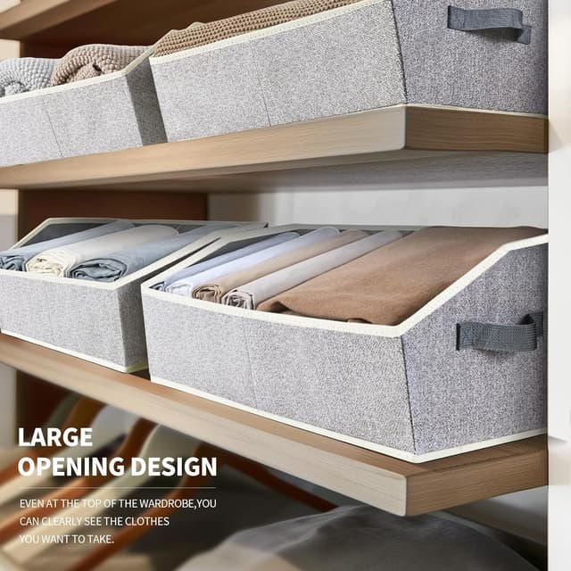 Detalle de Homsorout Closet Organizer Bins 6 Pack