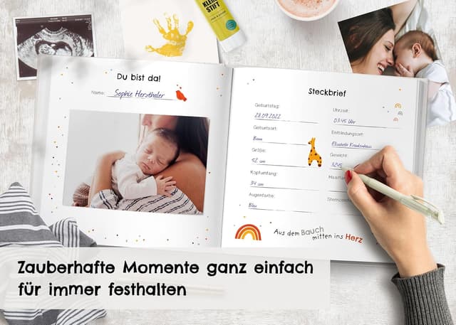 Detalle de Mein erstes Jahr Babyalbum 72 Seiten