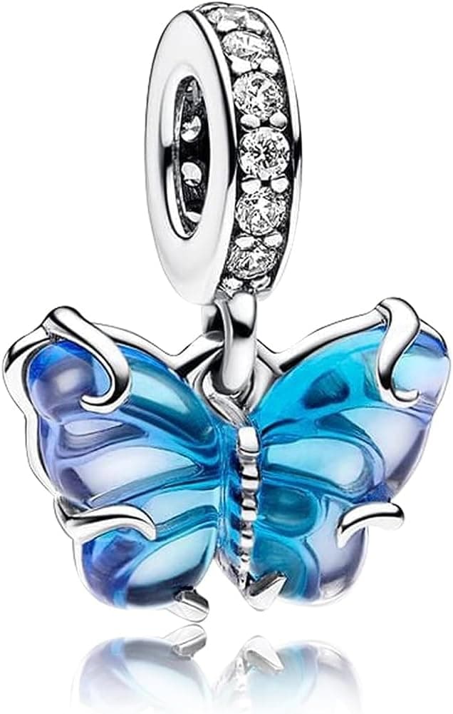 Detalle de CQWVB Charm Anhänger aus 925 Sterling Silber für Armbänder & Ketten (für europäische Charms)