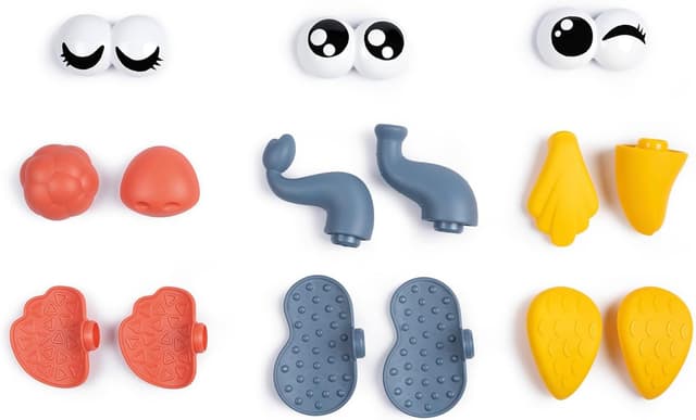 Detalle de Smoby Little Cubo Kaboom 7600140316 (da 18 mesi) con 15 accessori