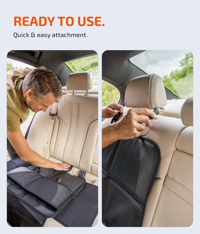 Detalle 2 de LIONSTRONG Car Seat Protector for Child Seat - waterproof