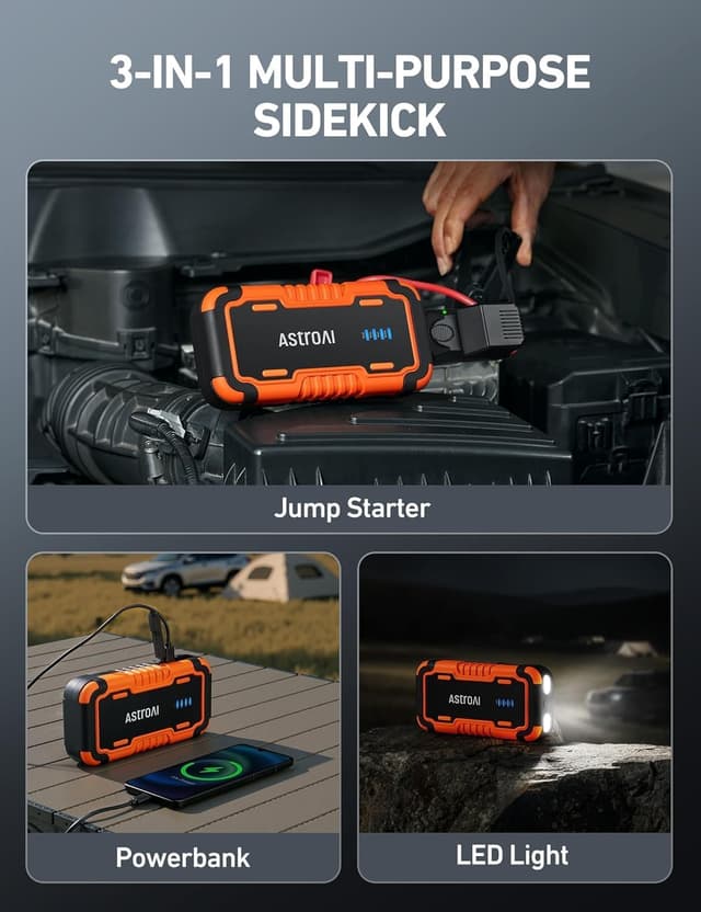 Thumbnail 4 de AstroAI P12 Starthilfe Powerbank 6000A