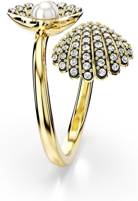 Detalle de Swarovski Idyllia Anillo blanco Crystal Pearl 1 unidad