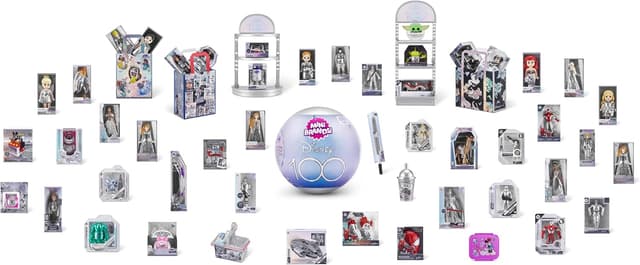 Detalle de 5 Surprise Mini Brands Disney Platinum “100 Years of Wonder” Custodia da collezione