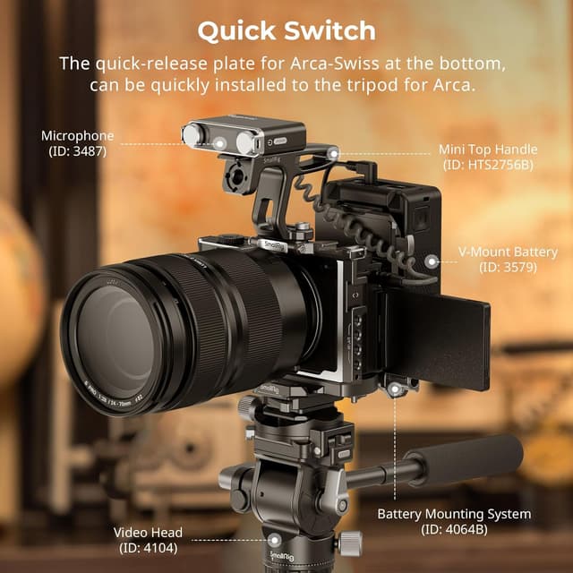 Thumbnail 5 de SMALLRIG 4515 Cage für Panasonic LUMIX S9