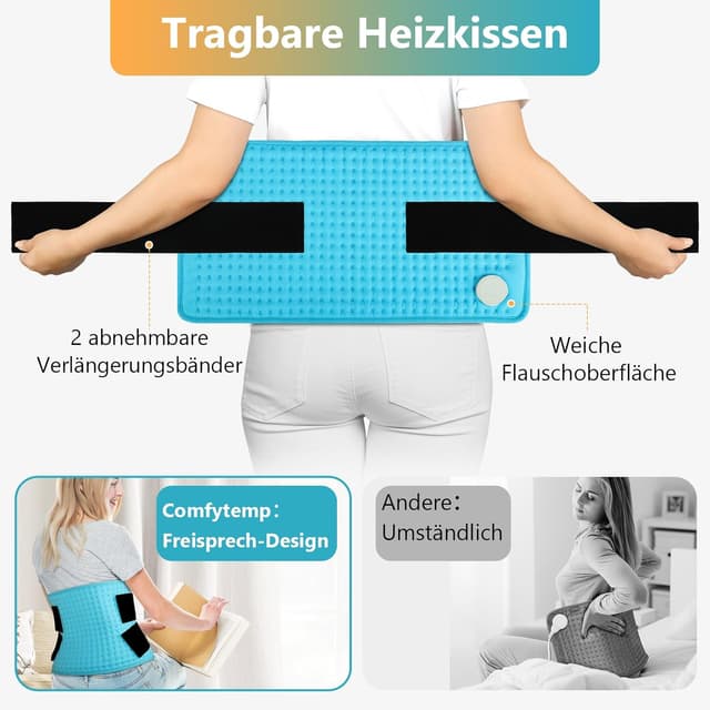 Detalle 2 de Comfytemp 9 Wärmestufen Heizkissen