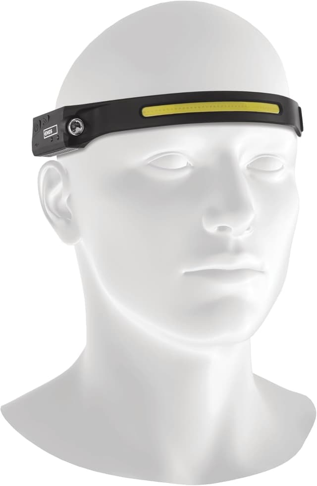 Detalle de EMOS lampada frontale ricaricabile con sensore di movimento e 4 modalità, 380 lm