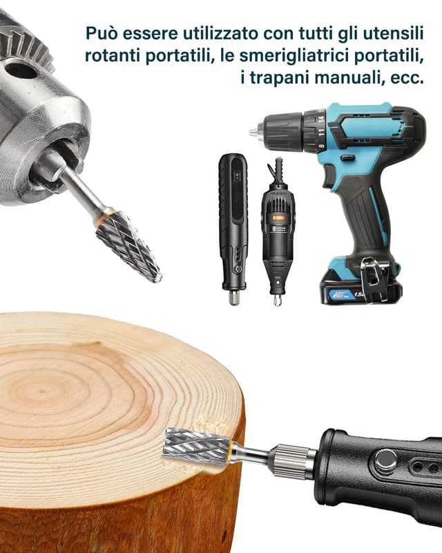 Thumbnail 5 de Set Frese Rotanti Gambo 1/8"