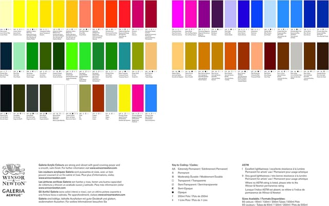 Thumbnail 6 de Winsor & Newton Acrylique Galeria 250ml Bleu Winsor Série 1