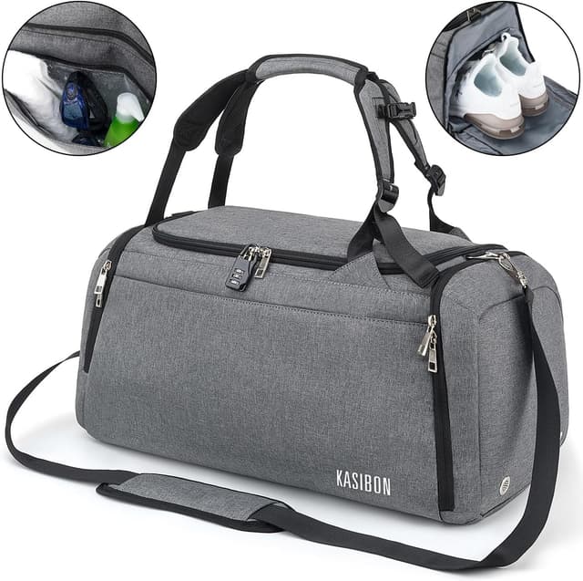 Detalle de Sports duffle bag 42L with wet pocket