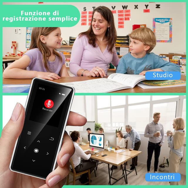 Detalle de Lettore MP3 Bluetooth 5.2 64 GB AiMoonsa