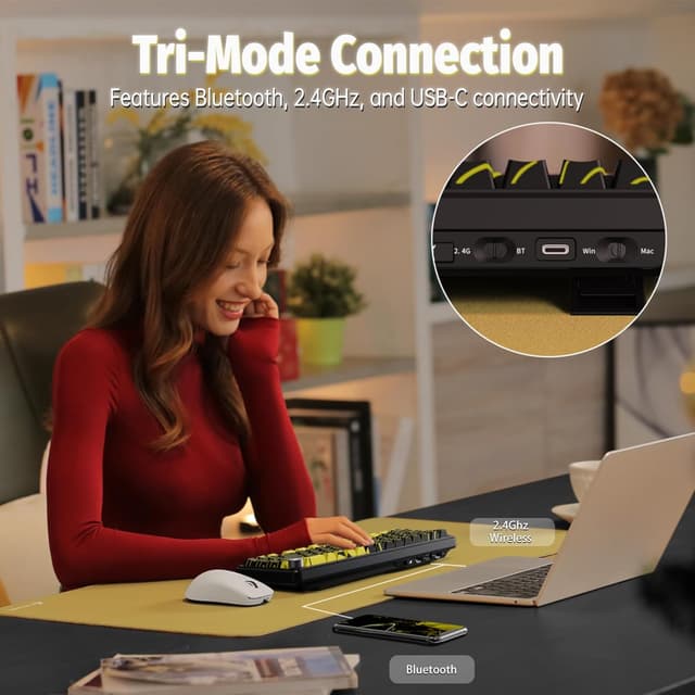 Thumbnail 5 de ATTACK SHARK X65PRO HE kabellose Gaming‑Tastatur 8000Hz