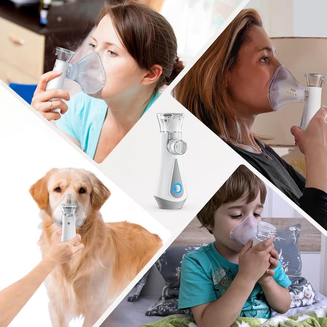 Thumbnail 5 de Inhalationsgerät, JOSSIS Ultra Leise Inhaliergeräte für Erwachsene, Kinder, Partikelgröße 1-5µm, Einstellbarer Sprühnebel, Aufladbarer Inhalator
Inhalationsgerät, JOSSIS Ultra Leise Inhaliergeräte f…